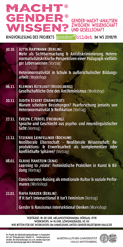 Ringvorlesung WiSe 18/19 Flyer